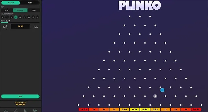 Plinko Gameplay Demo